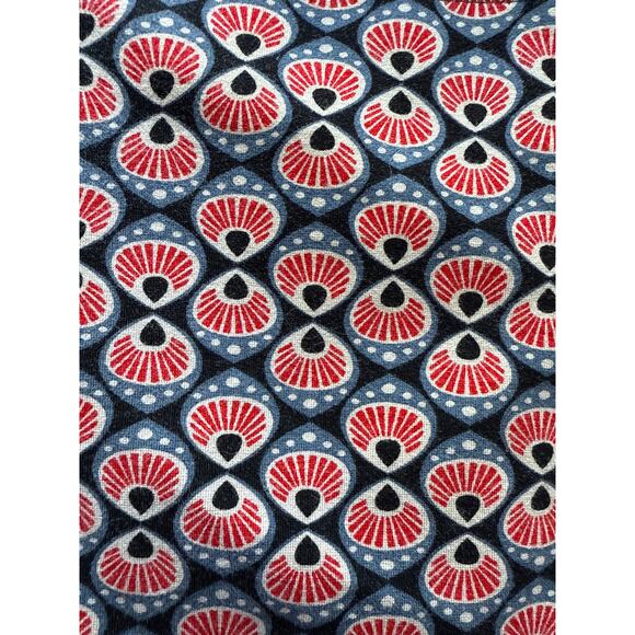 ST33LE Stretch Knit Mens 5” Shorts in Red Art Deco Geometric Print Size 29 - Picture 3 of 6